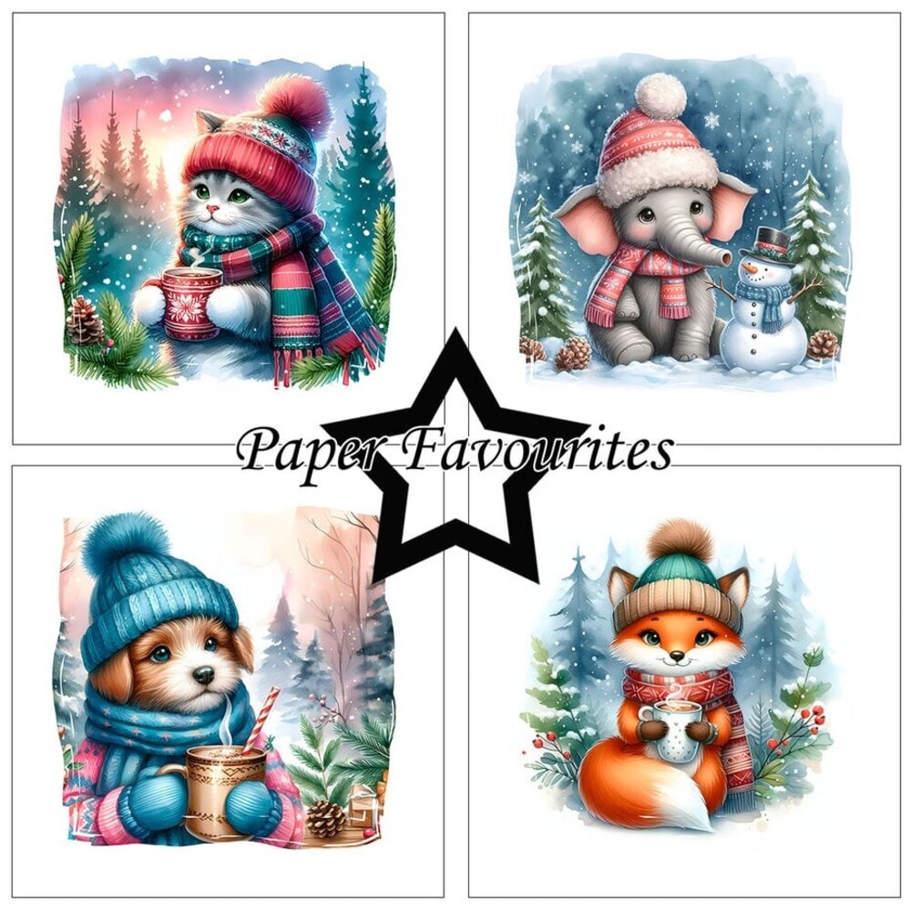 Paper Favourites Cute Christmas 6x6 Inch Paper Pack (PF512) Paper Favourites Cute Christmas 6x6 Inch Paper Pack (PF512)