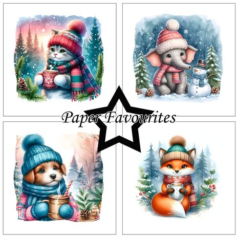 Paper Favourites Cute Christmas 6x6 Inch Paper Pack (PF512) Paper Favourites Cute Christmas 6x6 Inch Paper Pack (PF512)