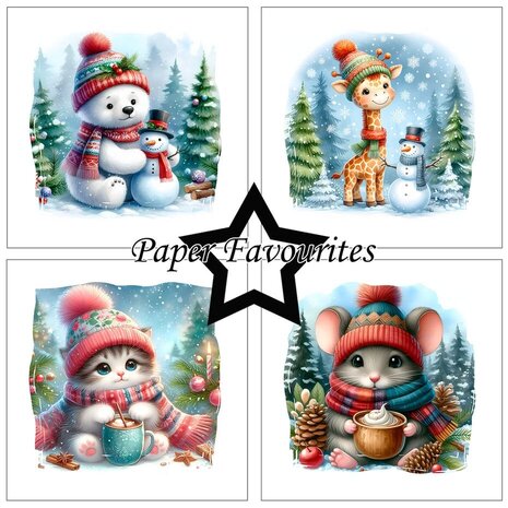 Paper Favourites Cute Christmas 6x6 Inch Paper Pack (PF512) Paper Favourites Cute Christmas 6x6 Inch Paper Pack (PF512)