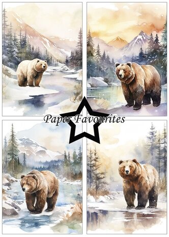 Paper Favourites Winter Scene A5 Paper Pack (PFA154)