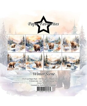 Paper Favourites Winter Scene 6x6 Inch Paper Pack (PF513) Paper Favourites Winter Scene 6x6 Inch Paper Pack (PF513)