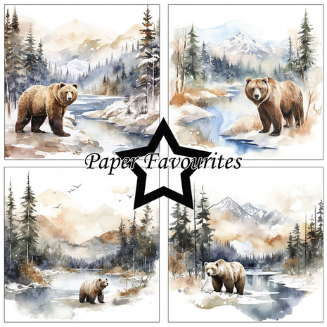 Paper Favourites Winter Scene 6x6 Inch Paper Pack (PF513) Paper Favourites Winter Scene 6x6 Inch Paper Pack (PF513)