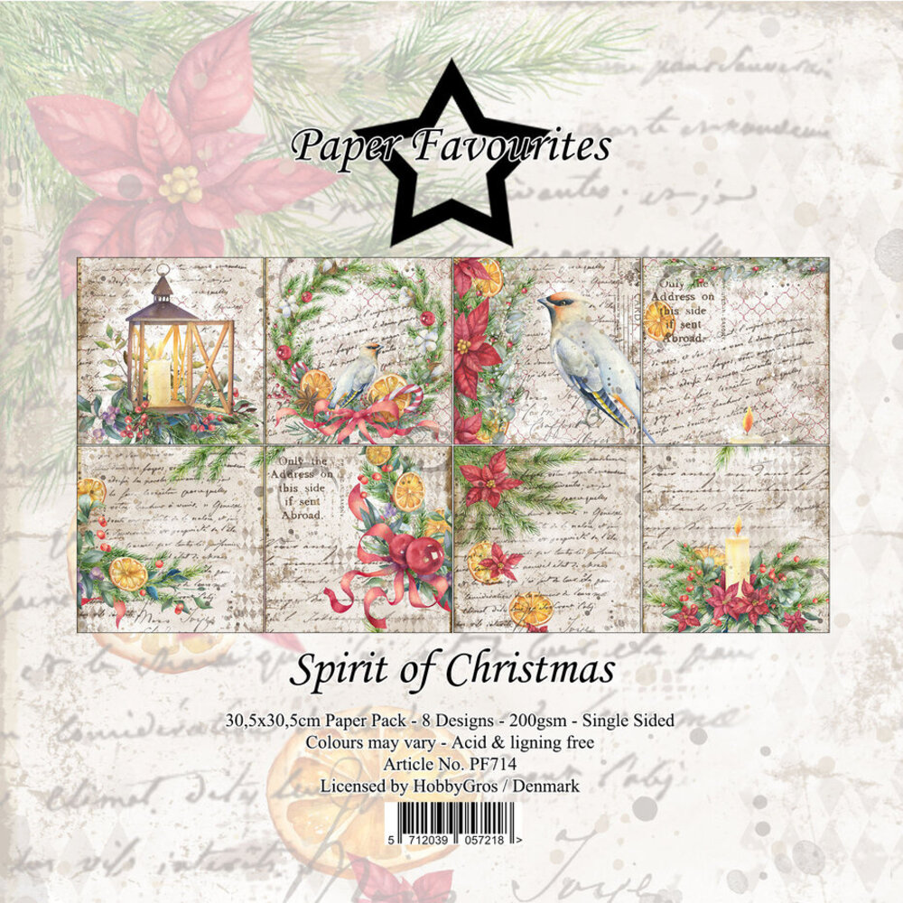 Paper Favourites Spirit of Christmas 12x12 Inch Paper Pack (PF714) Paper Favourites Spirit of Christmas 12x12 Inch Paper Pack (PF714)