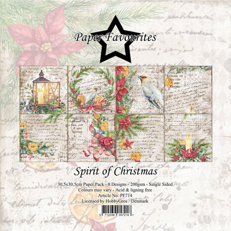 Paper Favourites Spirit of Christmas 12x12 Inch Paper Pack (PF714) Paper Favourites Spirit of Christmas 12x12 Inch Paper Pack (PF714)