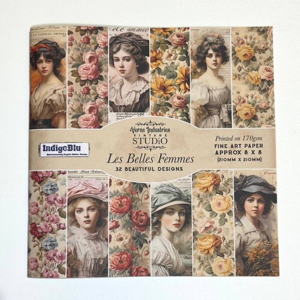IndigoBlu Les Belles Femmes 8x8 Inch Paper Book (IND1337)