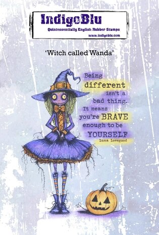 IndigoBlu Witch Called Wanda A6 Rubber Stamps (IND1369)