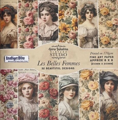IndigoBlu Les Belles Femmes 8x8 Inch Paper Book (IND1337)