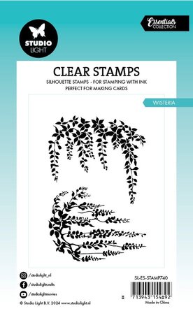 Studio Light Essentials Clear Stamps Wisteria (SL-ES-STAMP740) Studio Light Essentials Clear Stamps Wisteria (SL-ES-STAMP740)