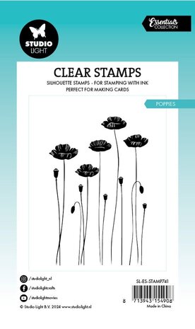 Studio Light Essentials Clear Stamps Poppies (SL-ES-STAMP741) Studio Light Essentials Clear Stamps Poppies (SL-ES-STAMP741)
