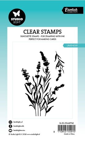 Studio Light Essentials Clear Stamps Lavender (SL-ES-STAMP742) Studio Light Essentials Clear Stamps Lavender (SL-ES-STAMP742)