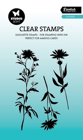 Studio Light Essentials Clear Stamps Flowers (SL-ES-STAMP743) Studio Light Essentials Clear Stamps Flowers (SL-ES-STAMP743)