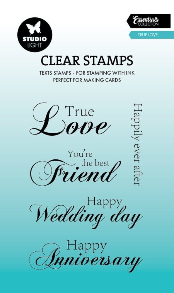 Studio Light Essentials Clear Stamps True Love (SL-ES-STAMP745) Studio Light Essentials Clear Stamps True Love (SL-ES-STAMP745)