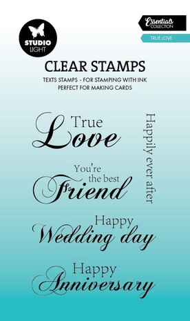 Studio Light Essentials Clear Stamps True Love (SL-ES-STAMP745) Studio Light Essentials Clear Stamps True Love (SL-ES-STAMP745)