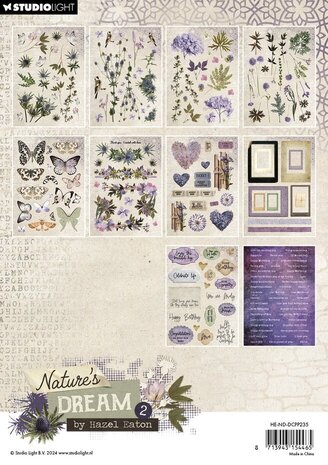 Studio Light Nature's Dream 2 A5 Die-Cut Paper Pad (HE-ND-DCPP235) Studio Light Nature's Dream 2 A5 Die-Cut Paper Pad (HE-ND-DCPP235)