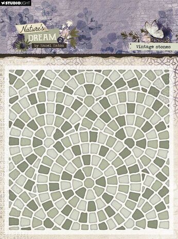 Studio Light Nature's Dream 2 Embossing Folder Vintage Stones (HE-ND-EMB23) Studio Light Nature's Dream 2 Embossing Folder Vintage Stones (HE-ND-EMB23)