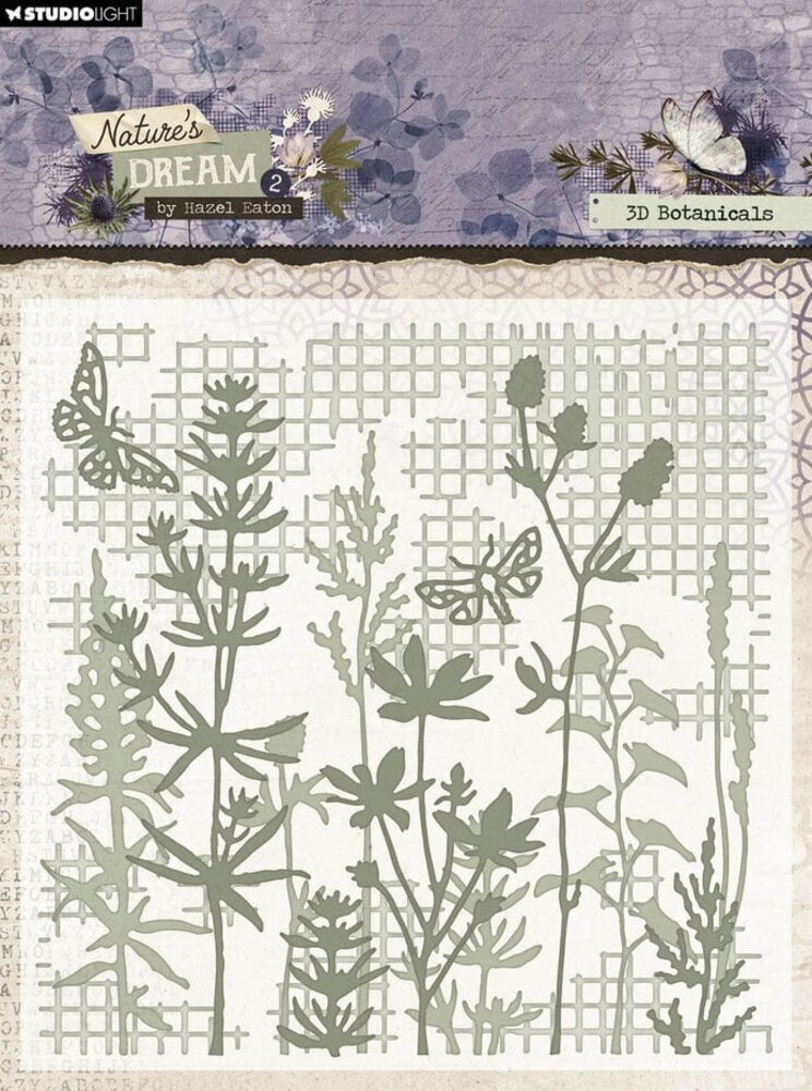 Studio Light Nature's Dream 2 Embossing Folder 3D Botanicals (HE-ND-EMB24) Studio Light Nature's Dream 2 Embossing Folder 3D Botanicals (HE-ND-EMB24)