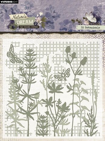 Studio Light Nature's Dream 2 Embossing Folder 3D Botanicals (HE-ND-EMB24) Studio Light Nature's Dream 2 Embossing Folder 3D Botanicals (HE-ND-EMB24)