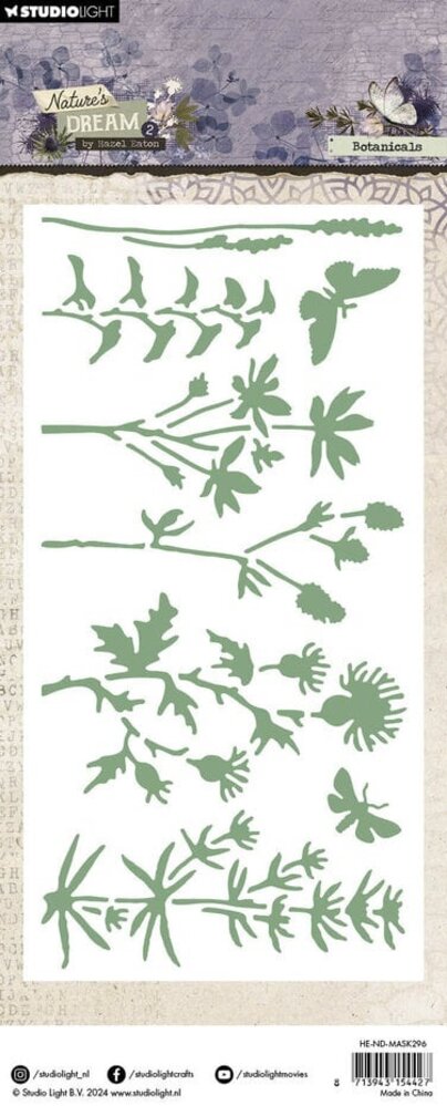 Studio Light Nature's Dream 2 Masking Stencil Botanicals (HE-ND-MASK296)
