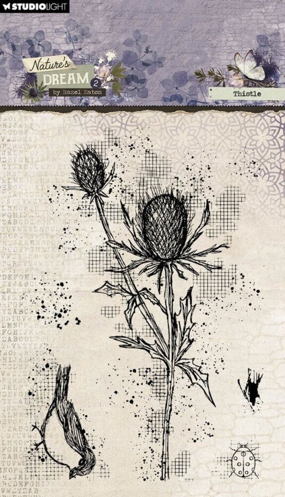 Studio Light Nature's Dream 2 Clear Stamp Thistle (HE-ND-STAMP723) Studio Light Nature's Dream 2 Clear Stamp Thistle (HE-ND-STAMP723)