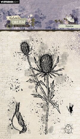 Studio Light Nature's Dream 2 Clear Stamp Thistle (HE-ND-STAMP723) Studio Light Nature's Dream 2 Clear Stamp Thistle (HE-ND-STAMP723)