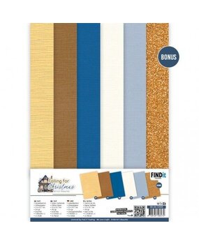 Berrie's Beauties Falling for Christmas A4 Linen Cardstock Pack (BB-A4-10008)