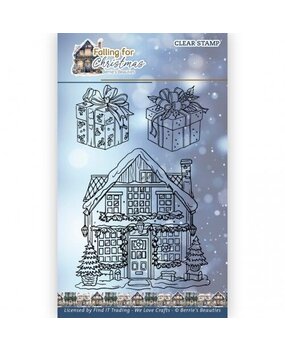 Berrie's Beauties Falling for Christmas Clear Stamp Set House (BBCS10015) Berrie's Beauties Falling for Christmas Clear Stamp Set House (BBCS10015)