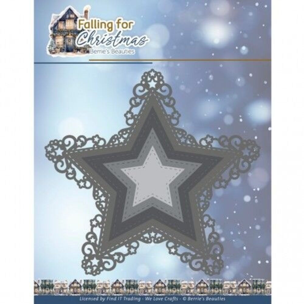 Berrie's Beauties Falling for Christmas Dies Falling Star Frame (BBD10026) Berrie's Beauties Falling for Christmas Dies Falling Star Frame (BBD10026)