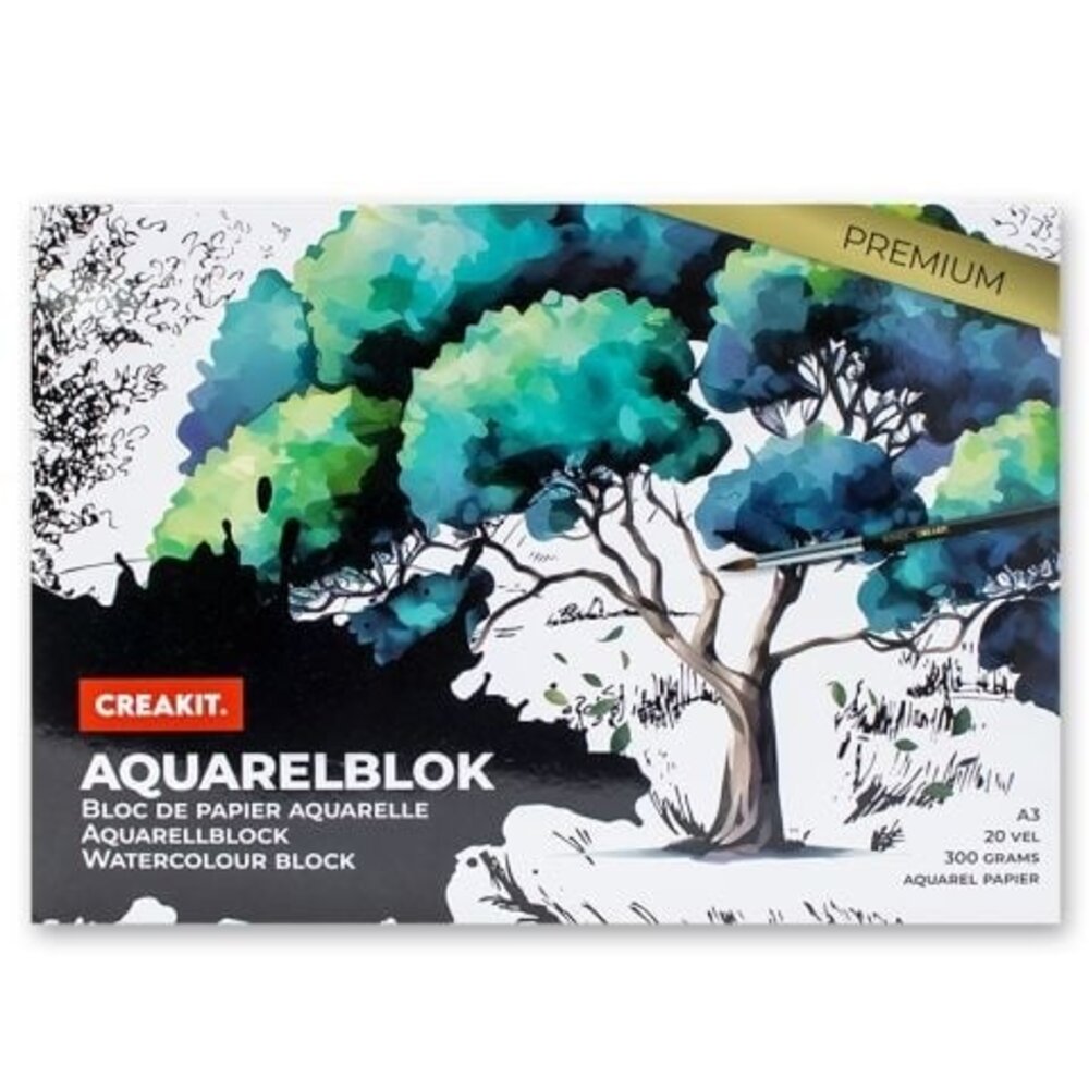Creakit Premium Aquarelblok A3 (046344) Creakit Premium Aquarelblok A3 (046344)
