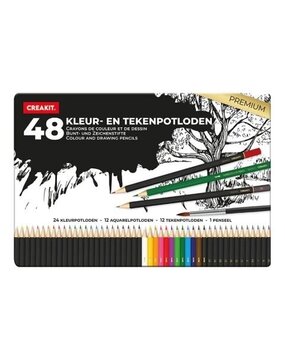Creakit Premium Kleurpotloden (48pcs) (435404)