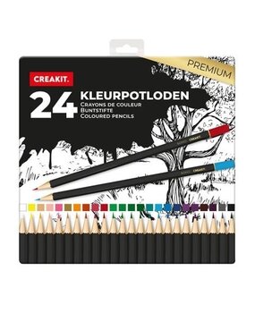 Creakit Premium Kleurpotloden (24pcs) (435403)