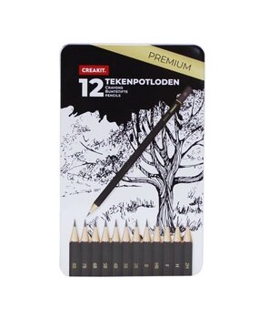 Creakit Premium Tekenpotloden (12pcs) (435406) Creakit Premium Tekenpotloden (12pcs) (435406)