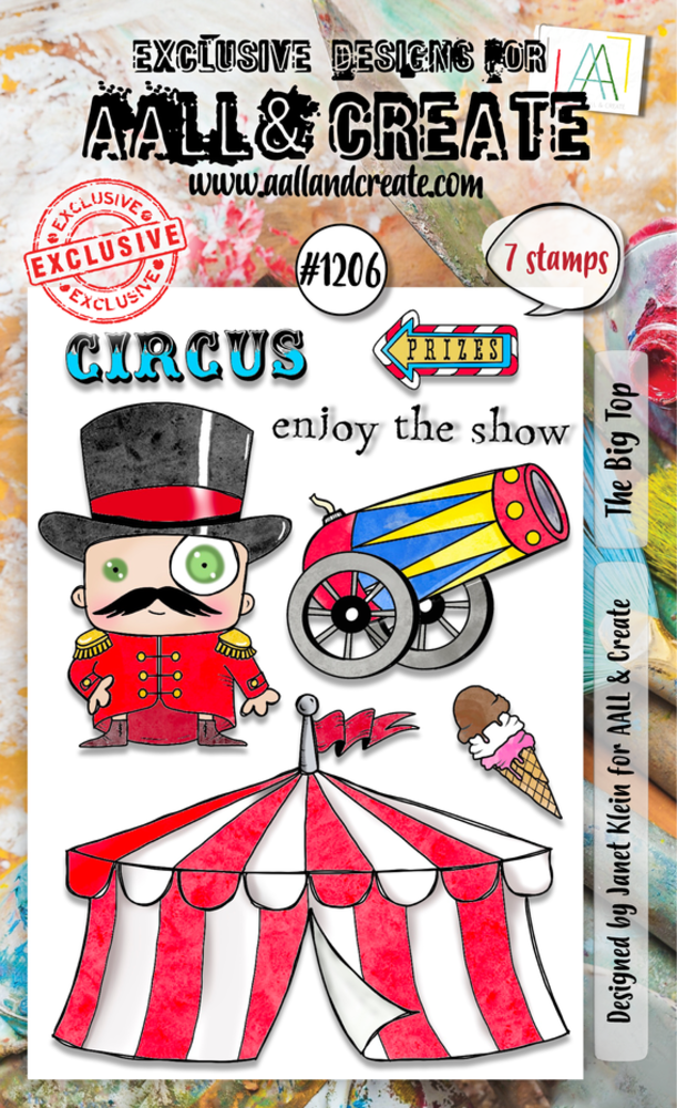 AALL and Create Clear Stamp Set A6 The Big Top (AALL-TP-1206) AALL and Create Clear Stamp Set A6 The Big Top (AALL-TP-1206)