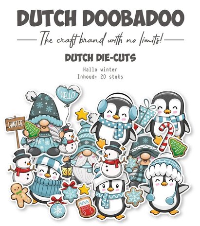 Dutch Doobadoo Dutch Die-Cuts Hallo Winter (474.007.048) Dutch Doobadoo Dutch Die-Cuts Hallo Winter (474.007.048)