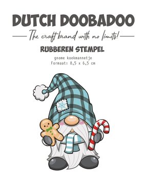 Dutch Doobadoo Rubber Stamp Gnome Koekmannetje (497.004.028)* Dutch Doobadoo Rubber Stamp Gnome Koekmannetje (497.004.028)*