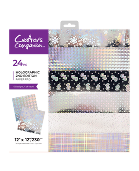 Crafter's Companion Holographic 2nd Edition 12x12 Inch Paper Pad (CC-PAD12-HOL2) Crafter's Companion Holographic 2nd Edition 12x12 Inch Paper Pad (CC-PAD12-HOL2)