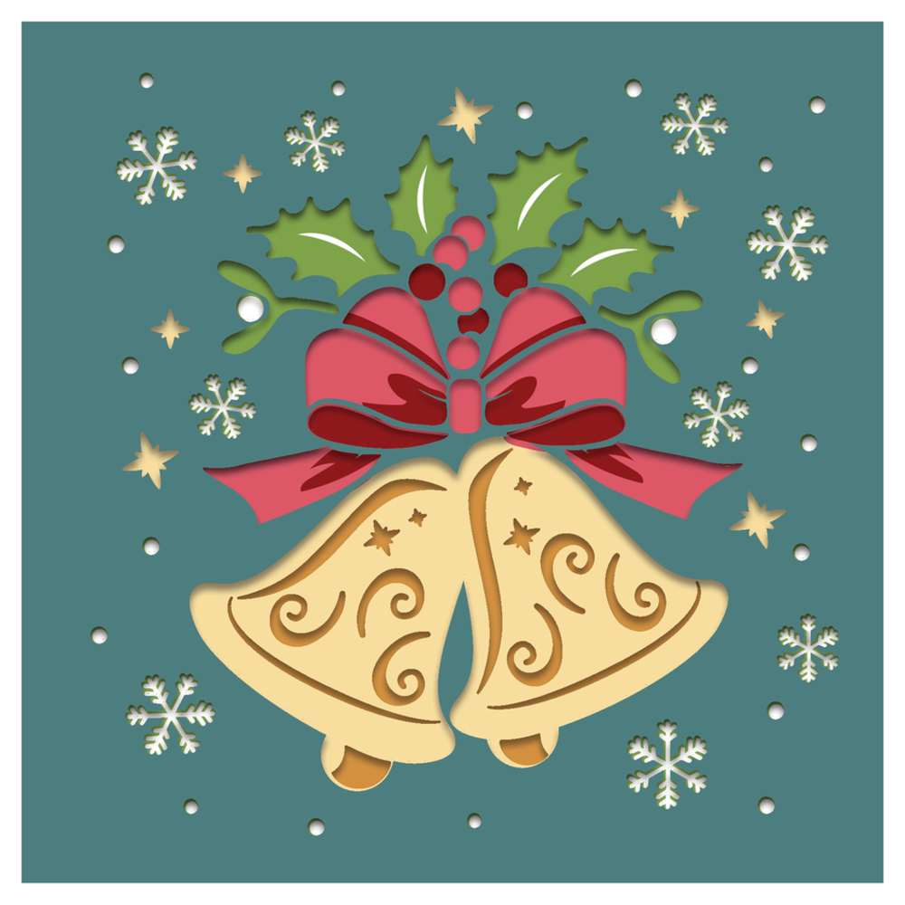Crafter's Companion Christmas 5.5x5.5 Inch Pre Cut Layering Cards (CC-PCLP-5.5-CHR) Crafter's Companion Christmas 5.5x5.5 Inch Pre Cut Layering Cards (CC-PCLP-5.5-CHR)