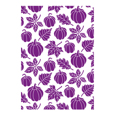 Crafter's Companion Pumpkins & Leaves 2D Embossing Folder (CC-EF5-PULE)