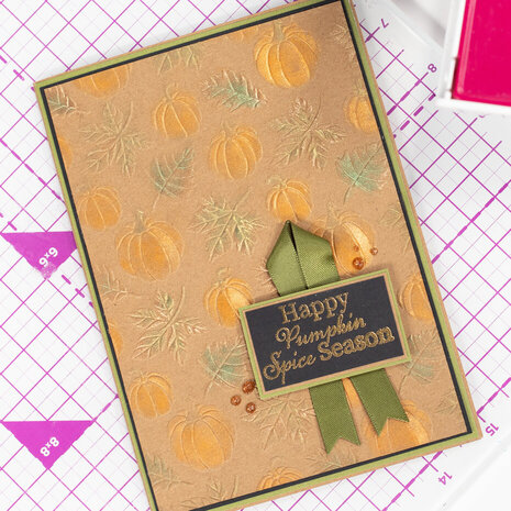 Crafter's Companion Pumpkins & Leaves 2D Embossing Folder (CC-EF5-PULE)