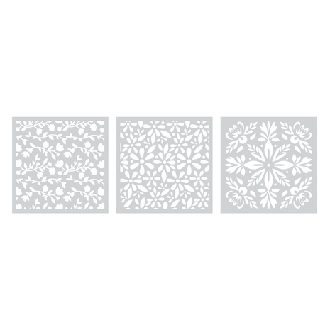 Crafter's Companion Contemporary Florals 5x5 Inch Masking Stencils (CC-STEN-COFL) Crafter's Companion Contemporary Florals 5x5 Inch Masking Stencils (CC-STEN-COFL)