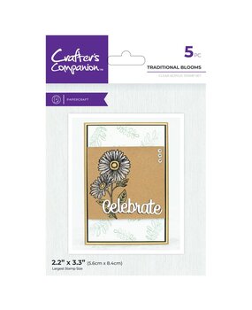 Crafter's Companion Traditional Blooms Clear Stamps (CC-CA-ST-TRBL) Crafter's Companion Traditional Blooms Clear Stamps (CC-CA-ST-TRBL)