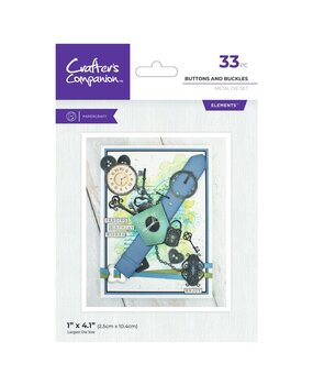 Crafter's Companion Buttons and Buckles Elements Dies (CC-MD-ELE-BUBU) Crafter's Companion Buttons and Buckles Elements Dies (CC-MD-ELE-BUBU)