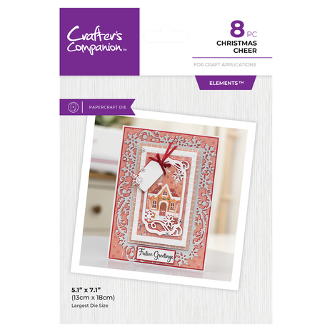 Crafter's Companion Christmas Cheer Create a Card Dies (CC-MD-CAD-CHCH)