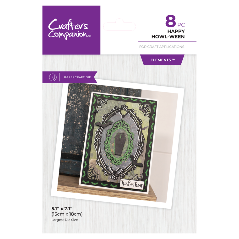 Crafter's Companion Happy Howl-ween Create a Card Dies (CC-MD-CAD-HAHO) Crafter's Companion Happy Howl-ween Create a Card Dies (CC-MD-CAD-HAHO)