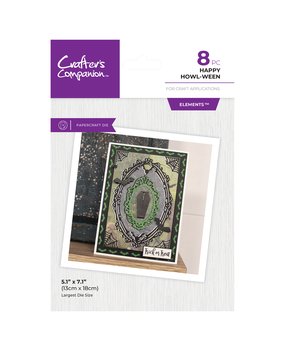 Crafter's Companion Happy Howl-ween Create a Card Dies (CC-MD-CAD-HAHO) Crafter's Companion Happy Howl-ween Create a Card Dies (CC-MD-CAD-HAHO)