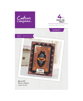 Crafter's Companion Trick or Treat Create a Card Dies (CC-MD-CAD-TRTR) Crafter's Companion Trick or Treat Create a Card Dies (CC-MD-CAD-TRTR)
