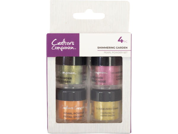 Crafter's Companion Pearl Powder Shimmering Garden (4pcs) (CC-MME-PEPO-SHGA)