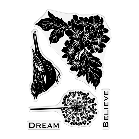 Sheena Lino Effect Clear Stamp Blossoms & Birds (SD-LE-STP-BLBI) Sheena Lino Effect Clear Stamp Blossoms & Birds (SD-LE-STP-BLBI)