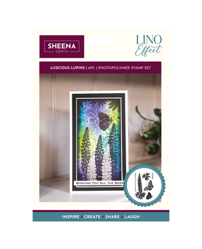 Sheena Lino Effect Clear Stamp Luscious Lupins (SD-LE-STP-LULU) Sheena Lino Effect Clear Stamp Luscious Lupins (SD-LE-STP-LULU)