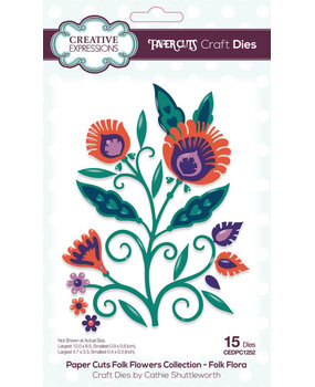 Creative Expressions Cathie Shuttleworth Craft Die Folk Flora (CEDPC1252) Creative Expressions Cathie Shuttleworth Craft Die Folk Flora (CEDPC1252)