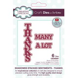 Creative Expressions Sue Wilson Craft Die Thanks (CEDSS061)